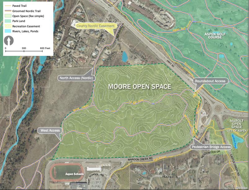 Moore open space map